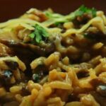 Chilean wild mushroom risotto with morels, digüeñes, and gargales