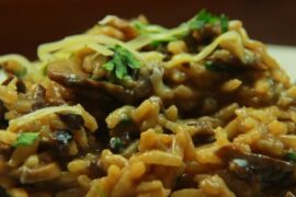 Chilean wild mushroom risotto with morels, digüeñes, and gargales