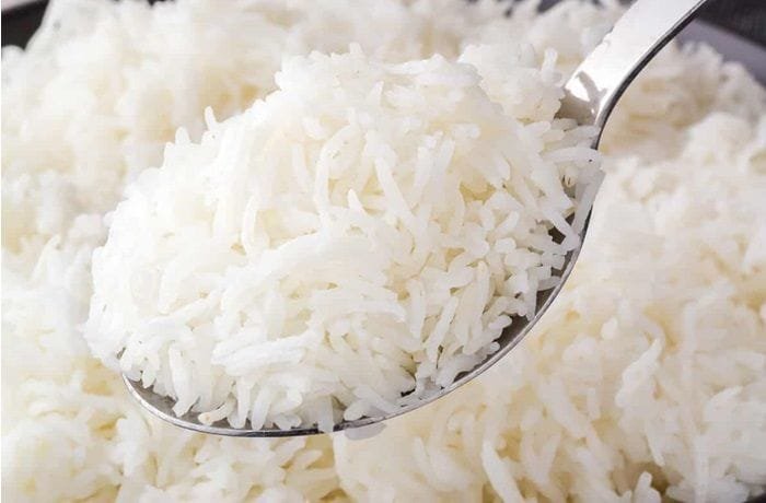 Cooked rice for homemade croquettes