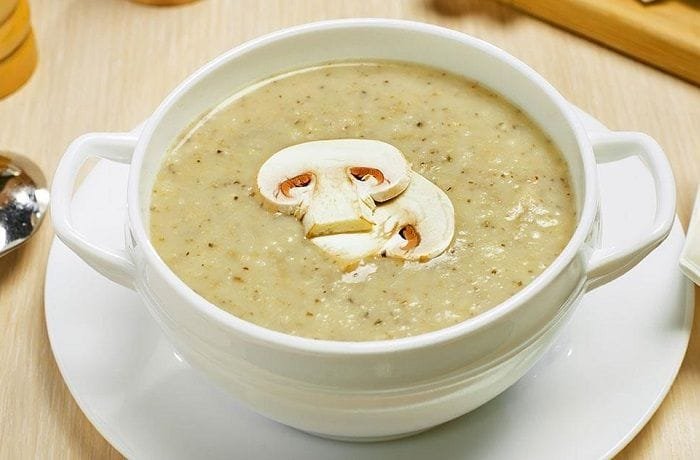 Homemade cream of mushroom soup without cream