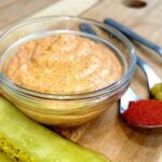 Homemade Big Mac style burger sauce in a small bowl