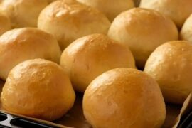 Soft homemade potato bread rolls