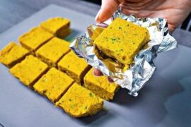 Homemade frozen vegetable bouillon cubes