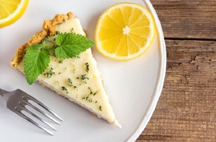 No bake lemon and condensed milk tart
