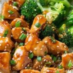 Teriyaki chicken with rice and stir fried vegetables