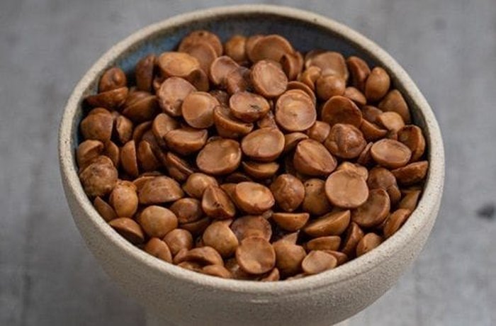 Toasted hazelnuts for homemade Nutella