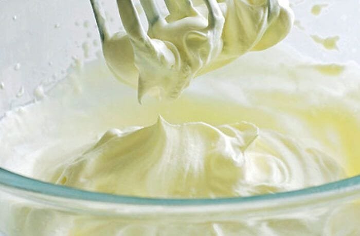 Whipped cream to top a homemade frappuccino